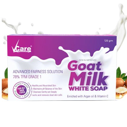 Vcare Goat Milk White Soap 75G