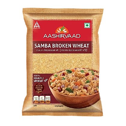 Aashirvaad Samba Broken Wheat 500G