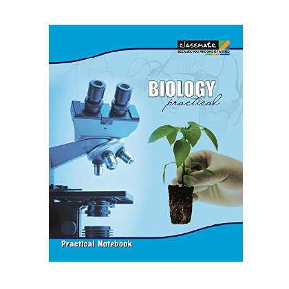Classmate Biology Practical Book 132P