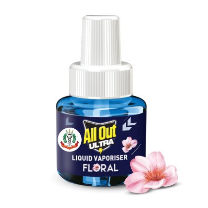 All Out Ultra Mosquito Repellant Refill , Floral Fragrance 45Ml