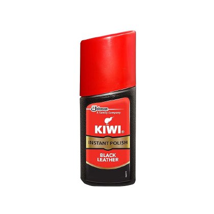 Kiwi Black Leather Liquid Instant Polish 40Ml