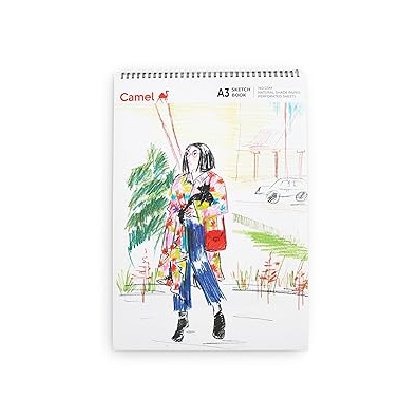 Camel Sketch Spiral Note Book 25P