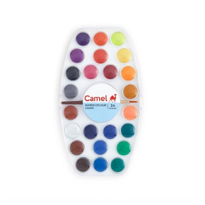 Camel Water Colour Cakes 24 Shades