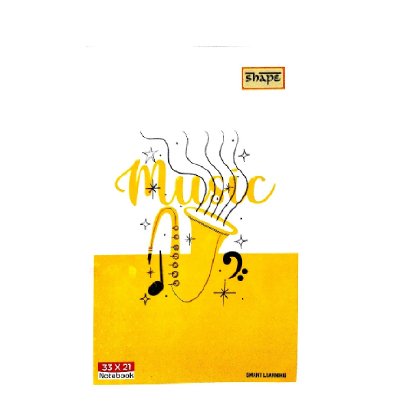 Shape Long Unruled Note 318P