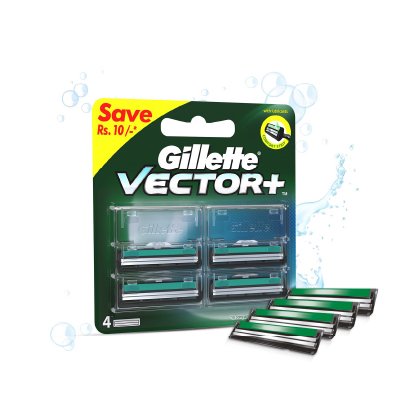 Gillette Vector+ Cartridges 4N