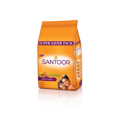 Santoor Sandal & Turmeric Soap 100G 4N
