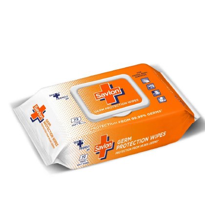 Savlon Germ Protection Wipes 72N