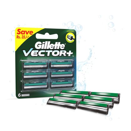Gillette Vector+ Cartridges 6N