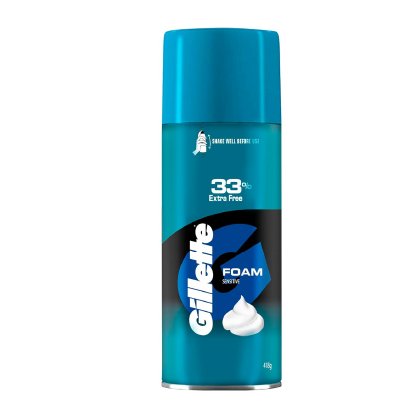 Gillette Sensitive Shaving Foam 418G