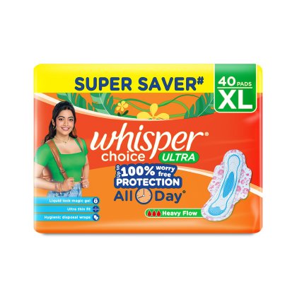 Whisper Choice Ultra Xl 40Pads