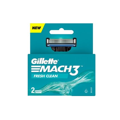 Gillette Mach3 Fresh Clean Cartridges 2N
