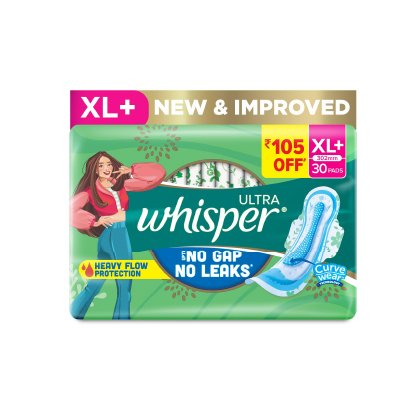 Whisper Ultra Xl+ 30Pads