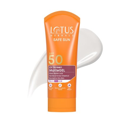 Lotus Uv Screen Matte Gel Pa++Spf 50Uvb 50G