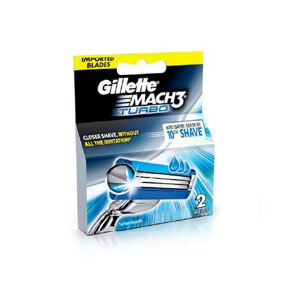Gillette Mach3 Turbo Comfort Cartridges 2N