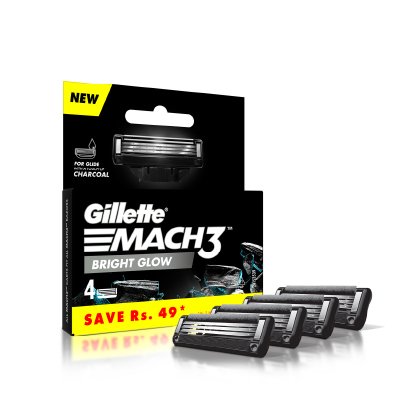Gillette Mach3 Bright Glow Cartridges 4N