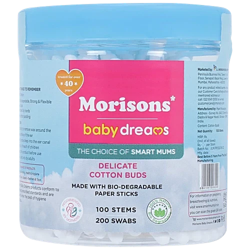 Morisons Baby Dreams Delicate Cotton Buds