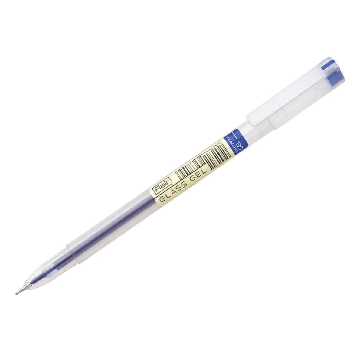 Flair Glass Gel Blue Pen