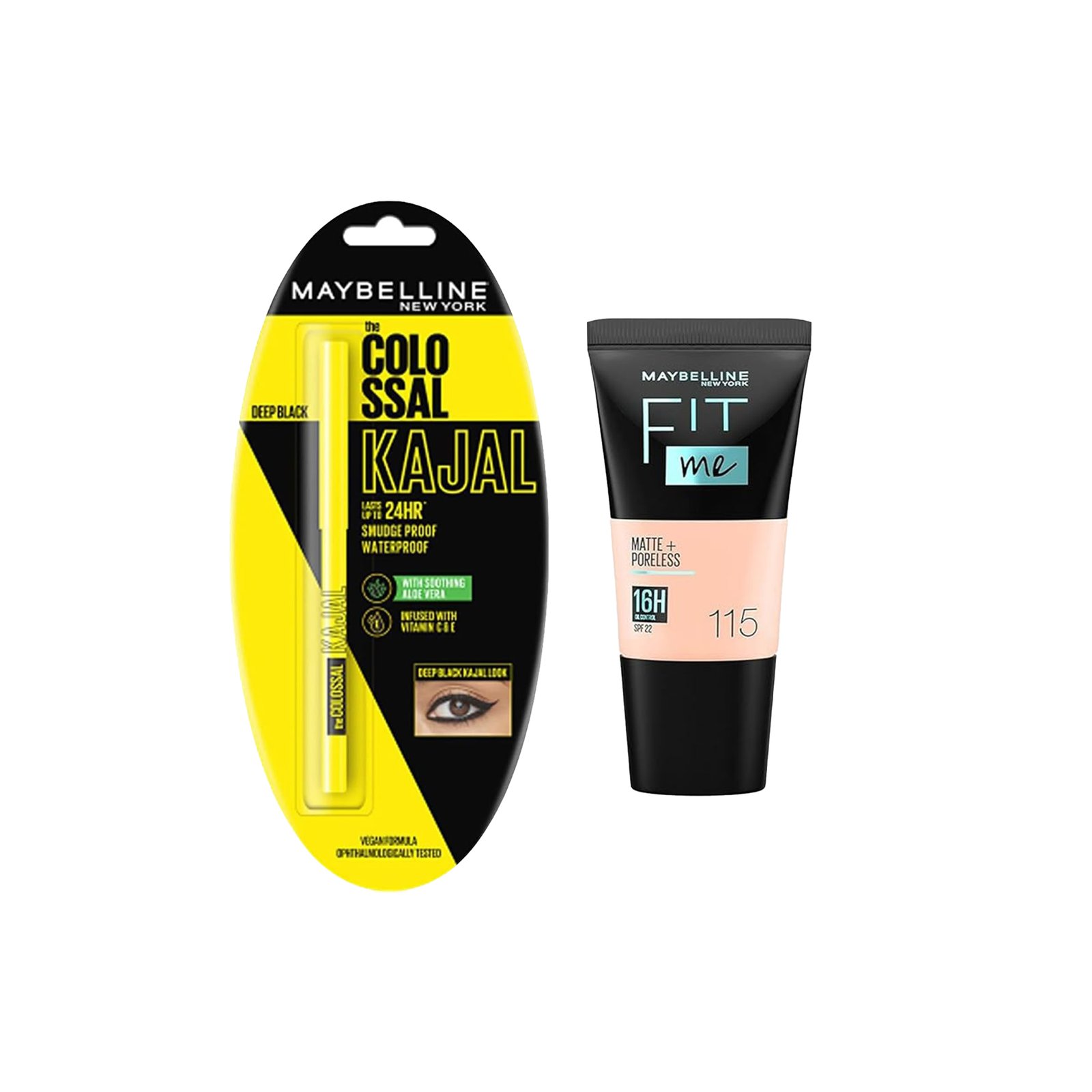Maybelline Fit Spf22 Pa++115 Foundation 30Ml+Kajal