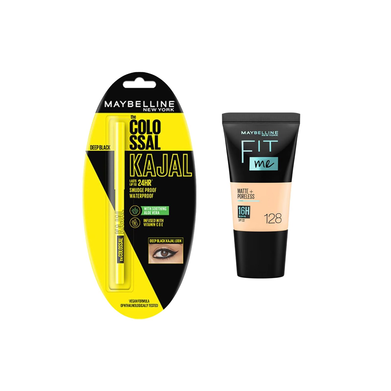 Maybelline Fit Spf22 Pa++128 Foundation 30Ml+Kajal