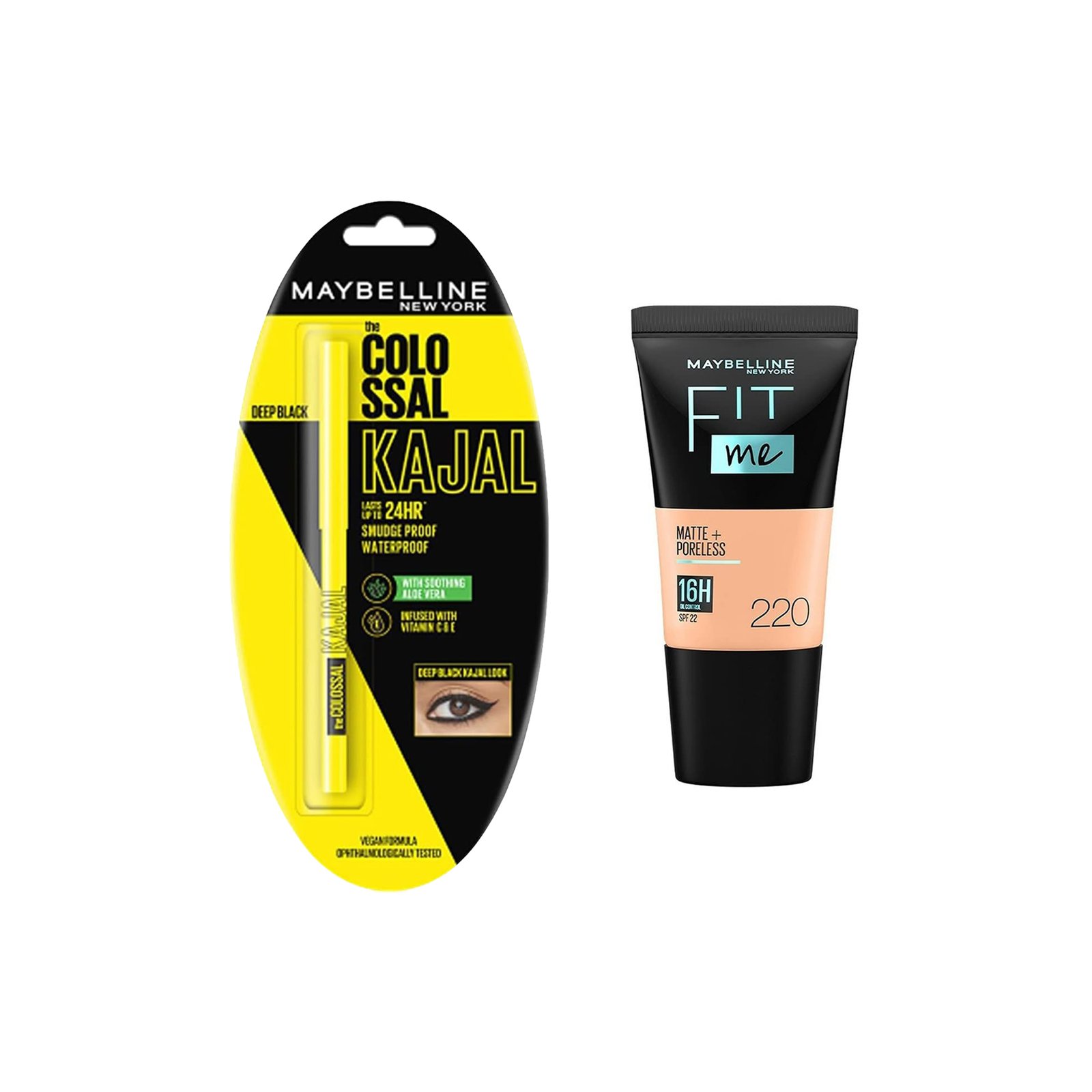 Maybelline Fit Spf22 Pa++220Foundation 30Ml+Kajal