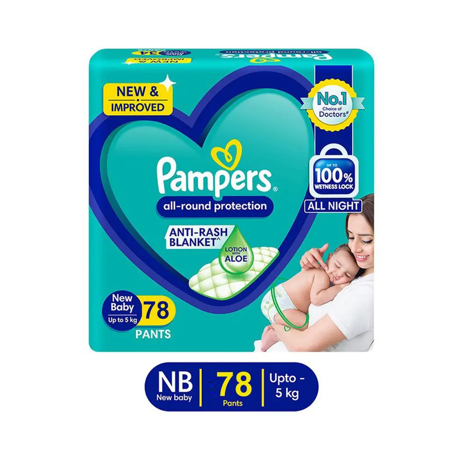 Pampers All Night NB-78 Pants