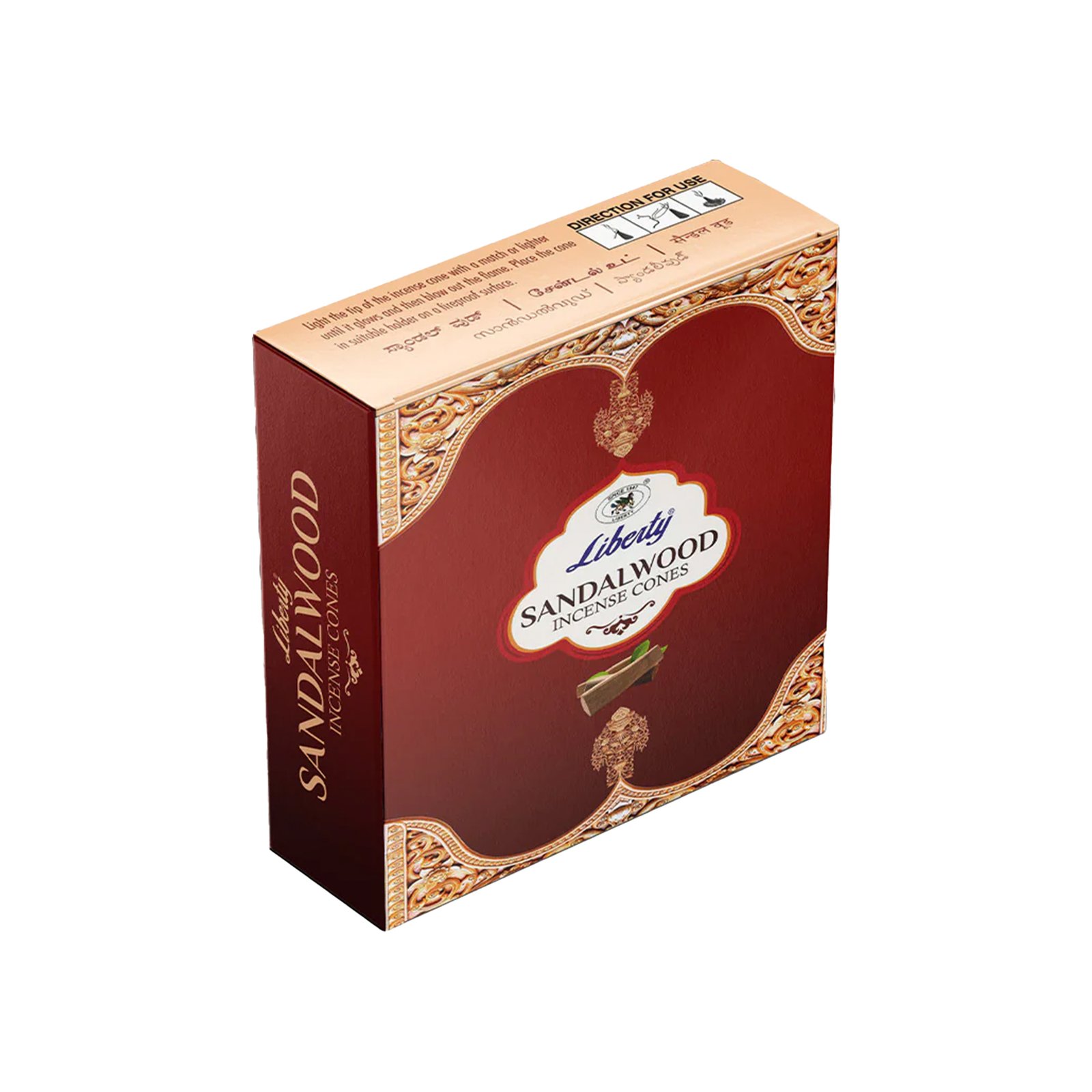 Liberty Sandalwood Incense Cones 10N