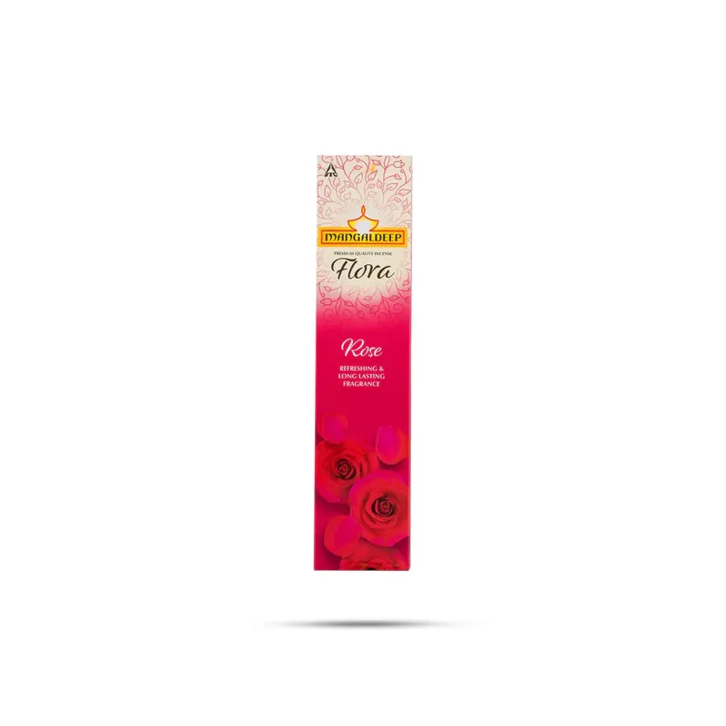 Mangaldeep Scent Flora Rose Agarbathi 14G