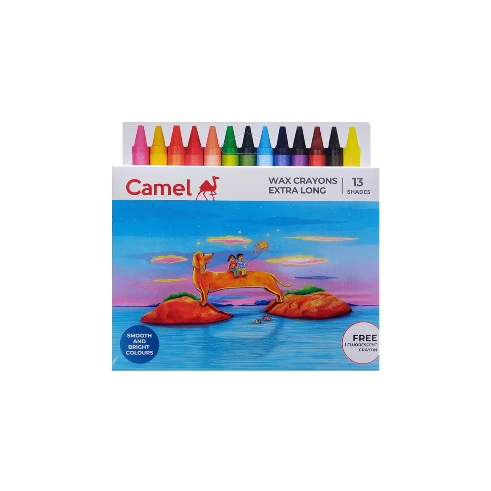 Doms Extra Long Wax Crayons 13 Shades