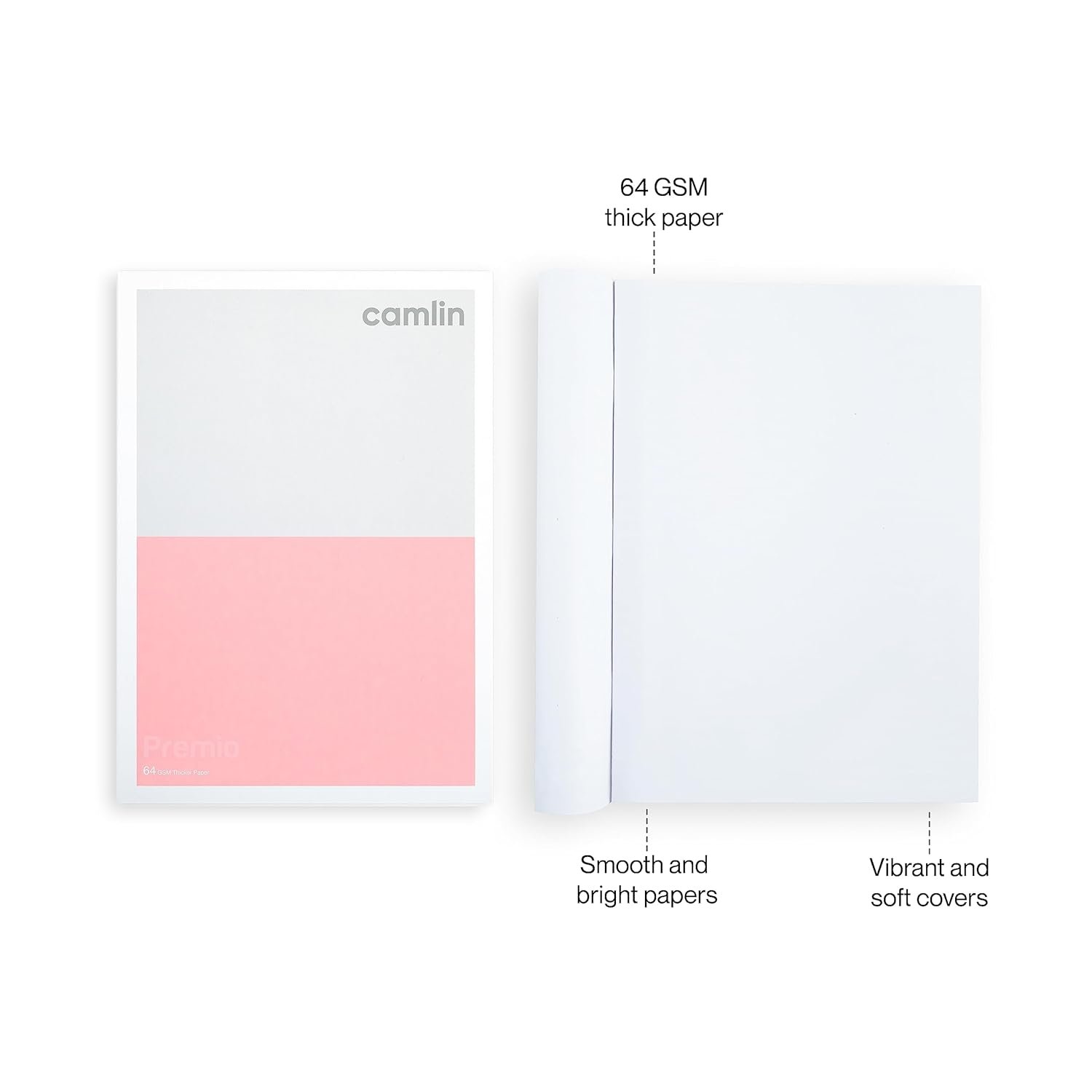Camlin Long Unruled Note 200P