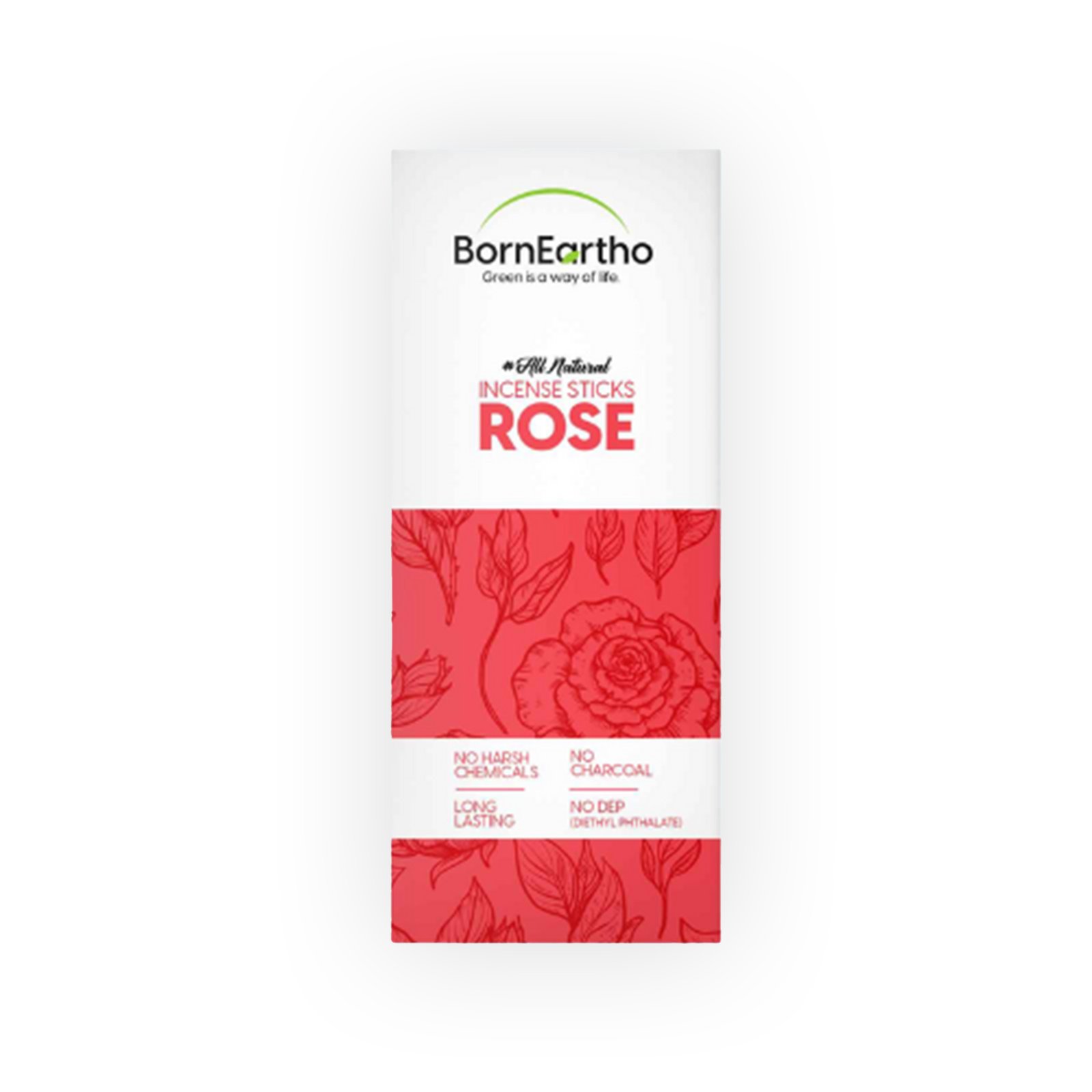 BornEartho Incense Sticks Rose 120G