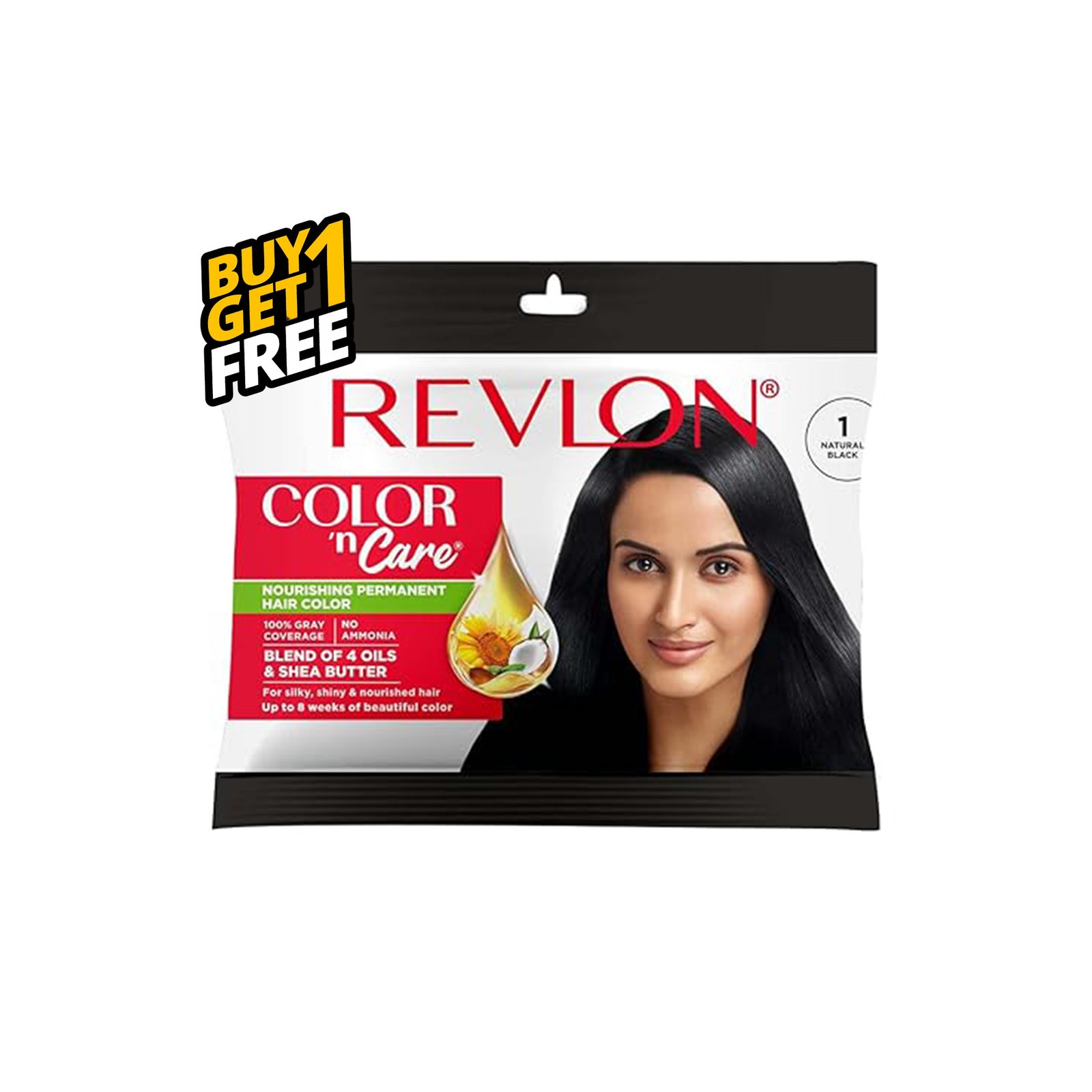 Revlon Color Care 1 Natural Black Buy1 Get1 Free