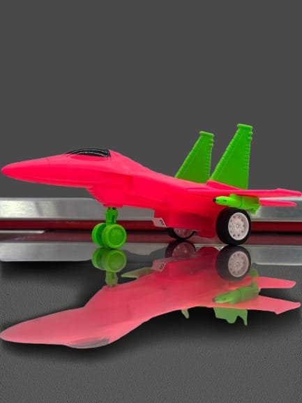 Colorful Fighter Jet Toy for Kids – Mini Airplane Model with Wheels | Push & Play Aircraft Toy | Fun Toy for Boys & Girls