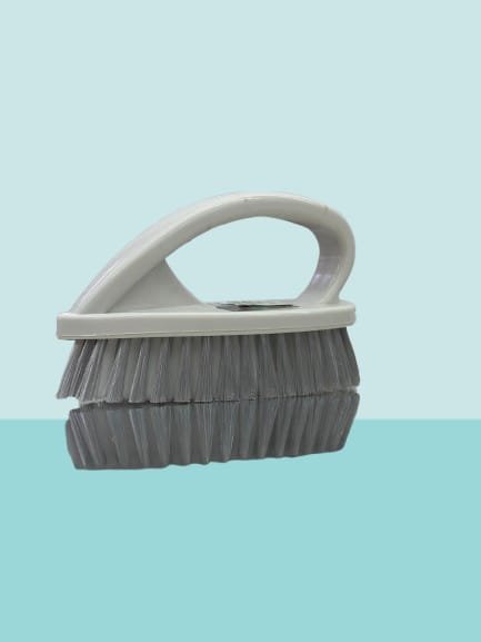 Handheld Cleaning Scrub Brush – Multi-Purpose Floor & Tile Scrubber with Handle | Durable Kitchen & Bathroom Cleaning Brush