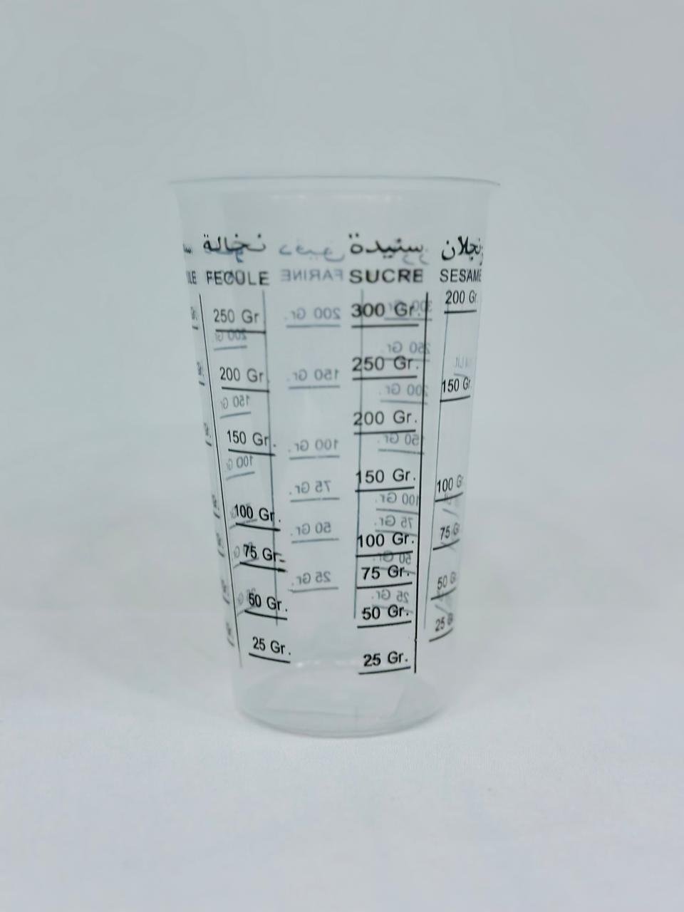 Transparent Measuring Cup – Plastic Kitchen Measuring Glass with Markings | Liquid & Dry Ingredient Measuring Container