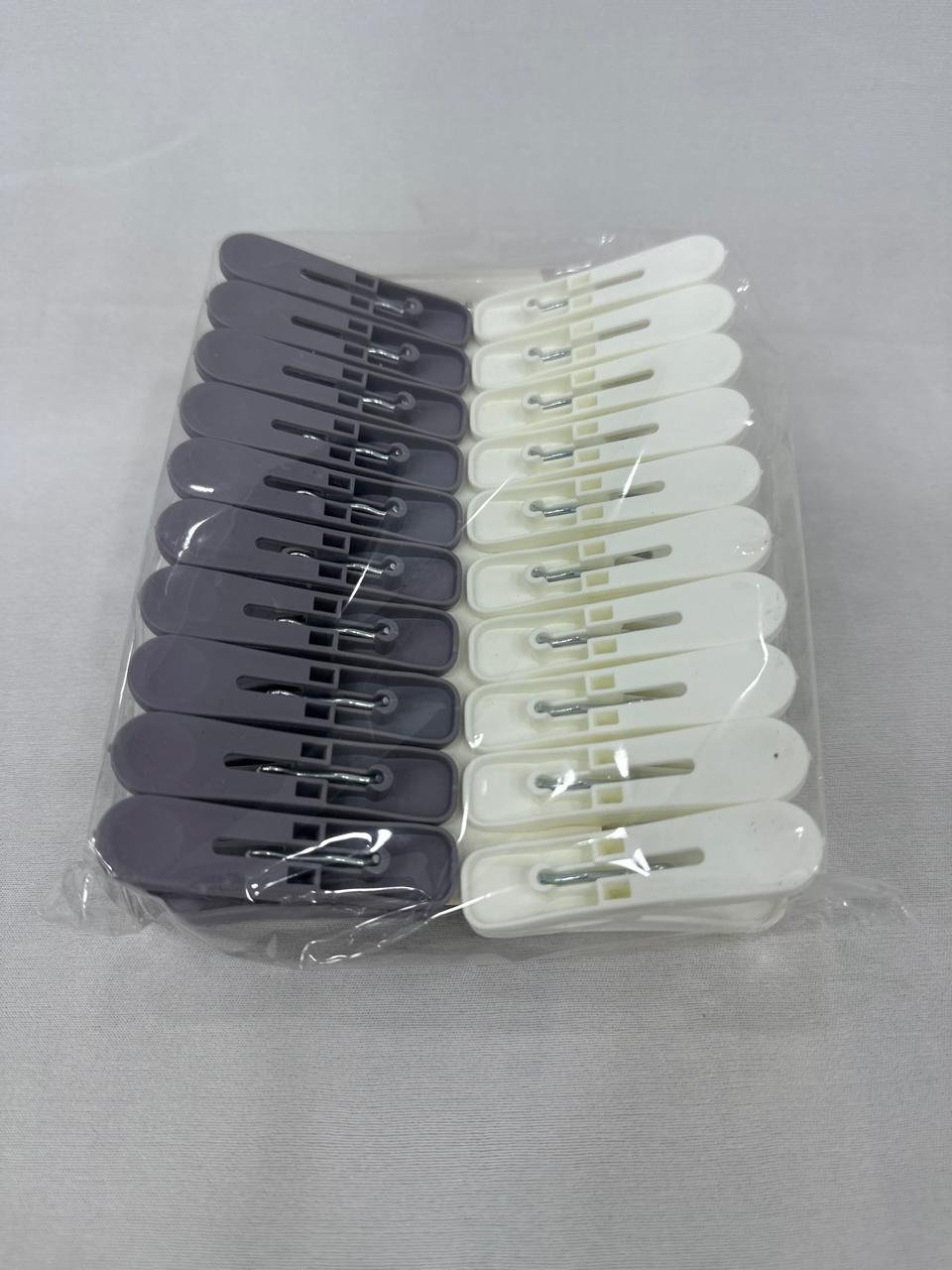 Plastic Cloth Clips Set – Strong Grip Laundry Pegs | Durable Clothes Drying Clips for Home (Pack of Multiple)