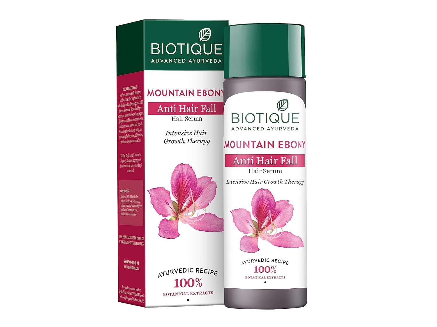 BIOTIQUE MOUNTAIN EBONY HAIR SERUM 120ML