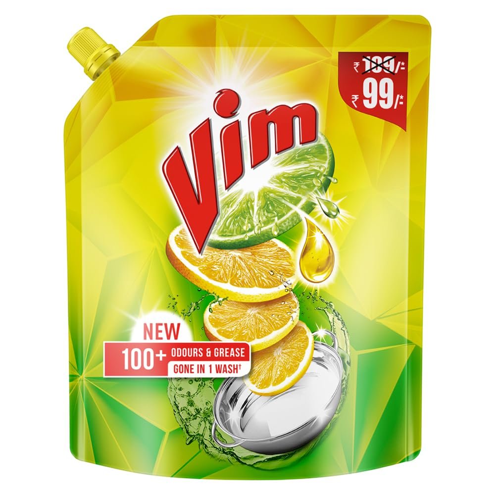 VIM LEMON FRESHNESS POUCH LIQUID 500ML