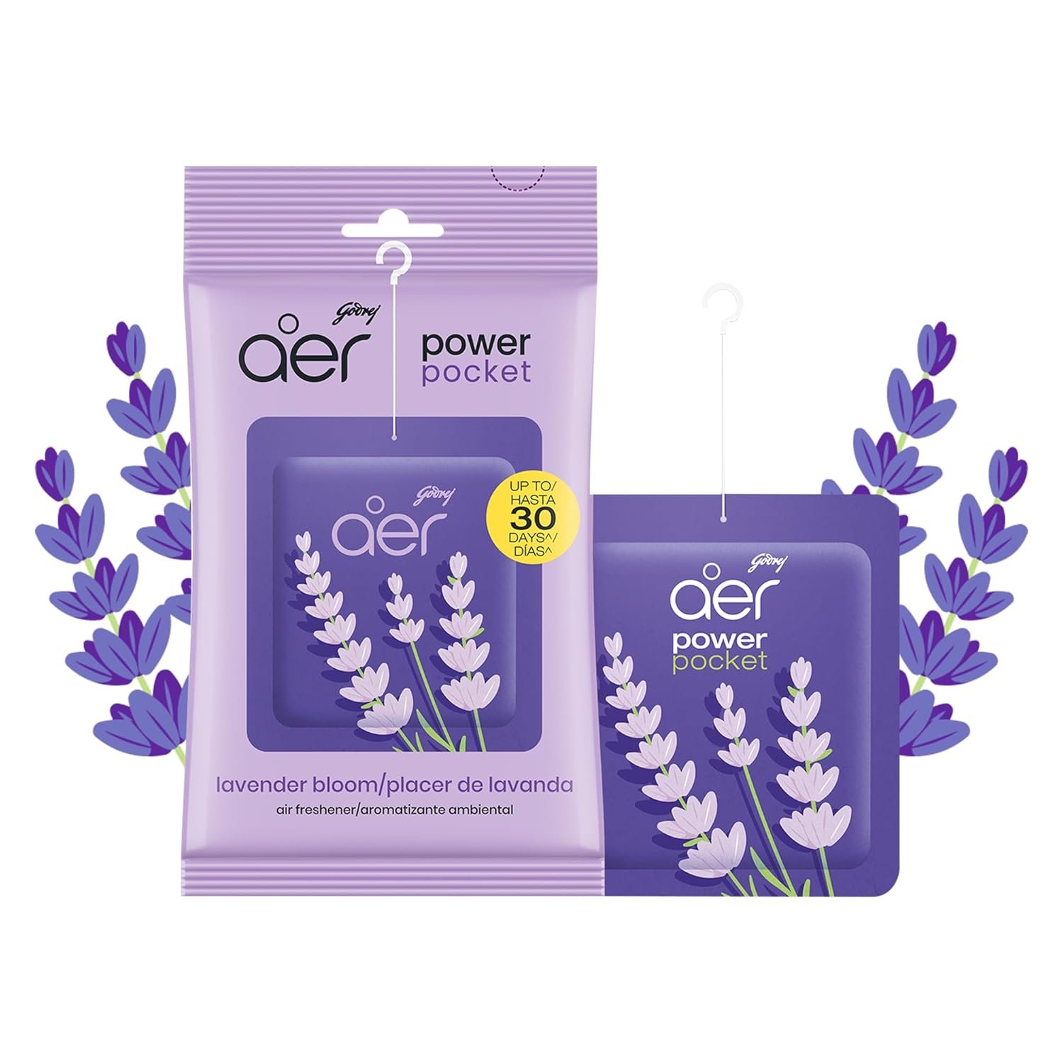 GODREJ AER LAVENDER BLOOM POWER POCKET 10G