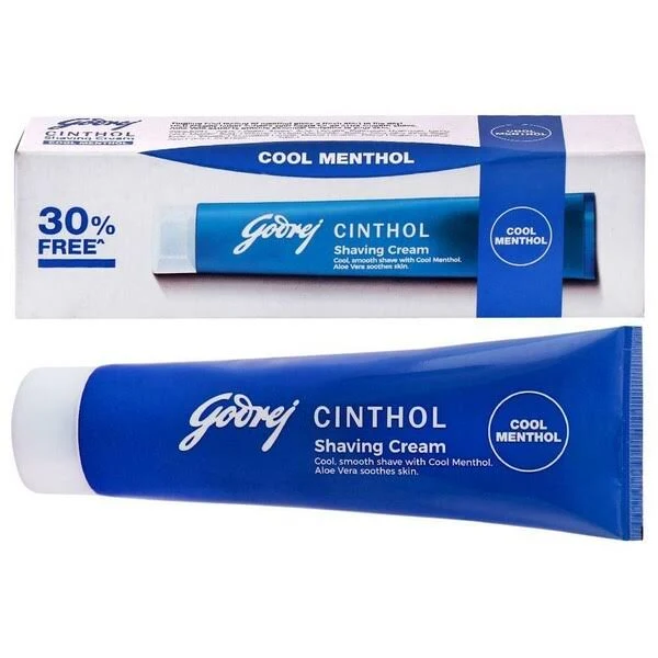 GODREJ CINTHOL COOL MENTHOL SHAVING CREAM 78G