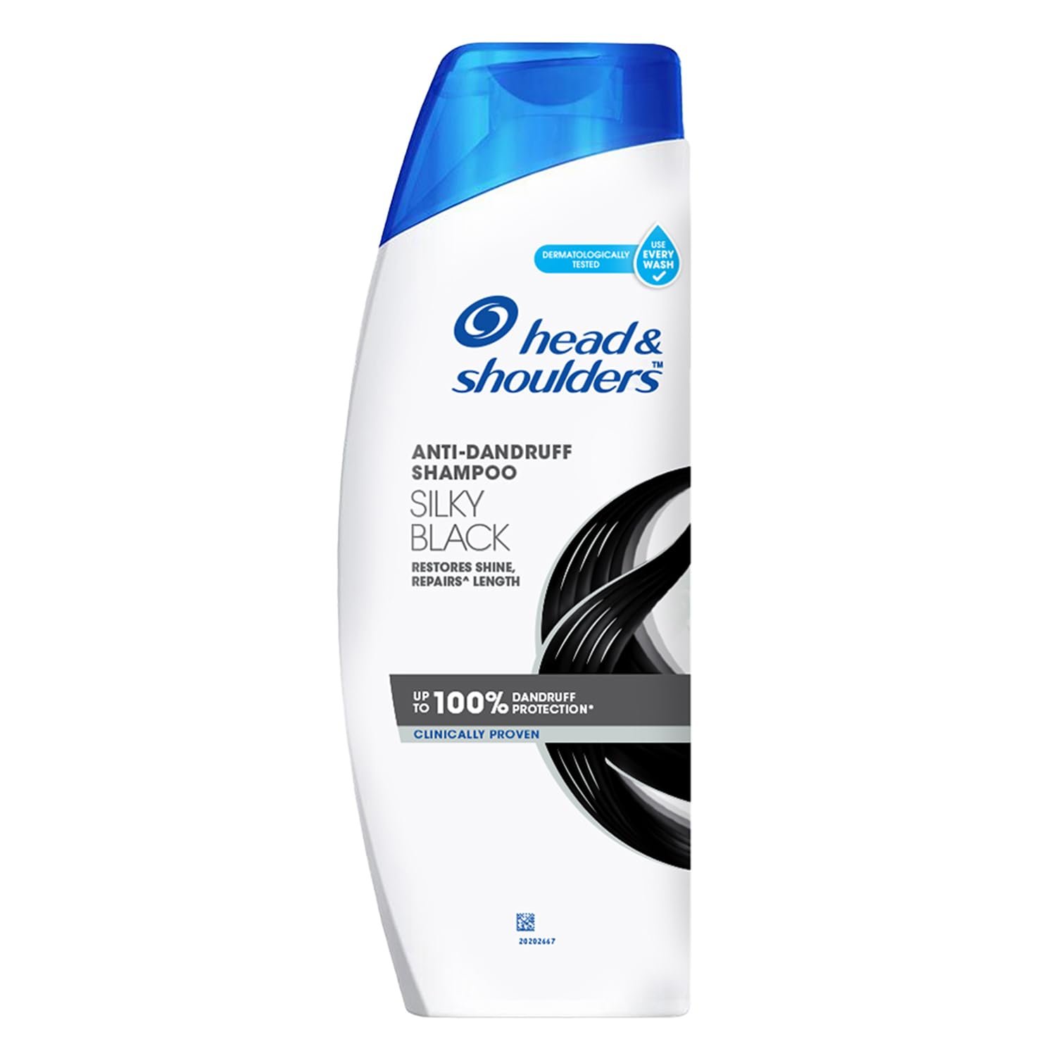 HEAD & SHOULDERS SILKY BLACK SHAMPOO 180ML