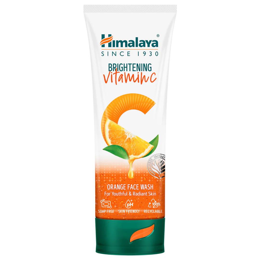 HIMALAYA BRIGHTENING ORANGE FACE WASH 100ML