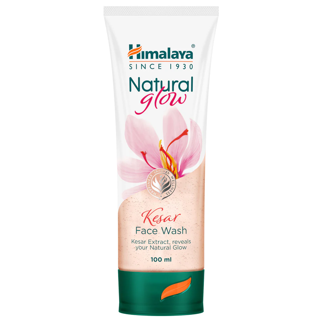 HIMALAYA NATURAL GLOW KESAR FACE WASH 100ML