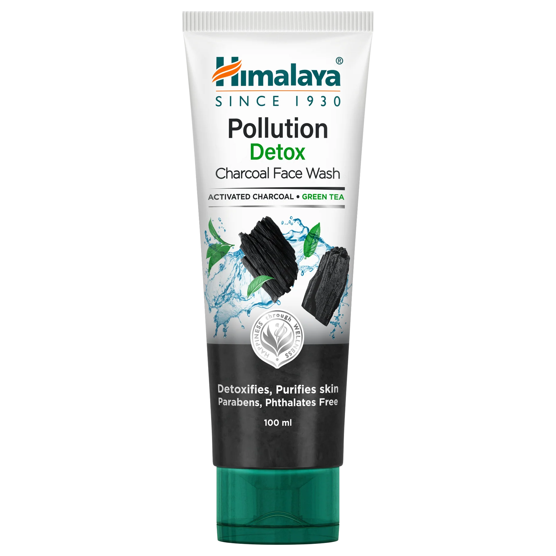 HIMALAYA POLLUTION DETOX CHARCOAL FACE WASH 100ML