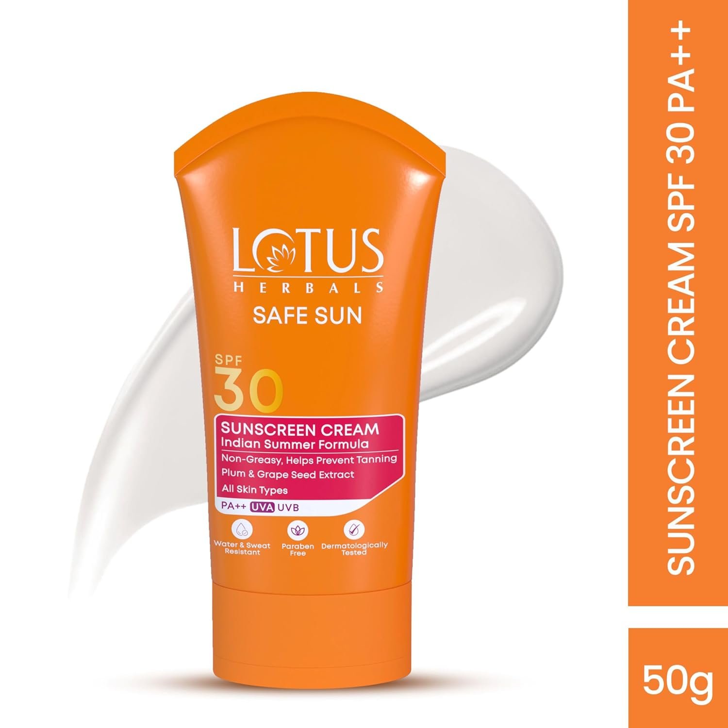 LOTUS SCREEN CREAM PA++SPF 30UVB 50G