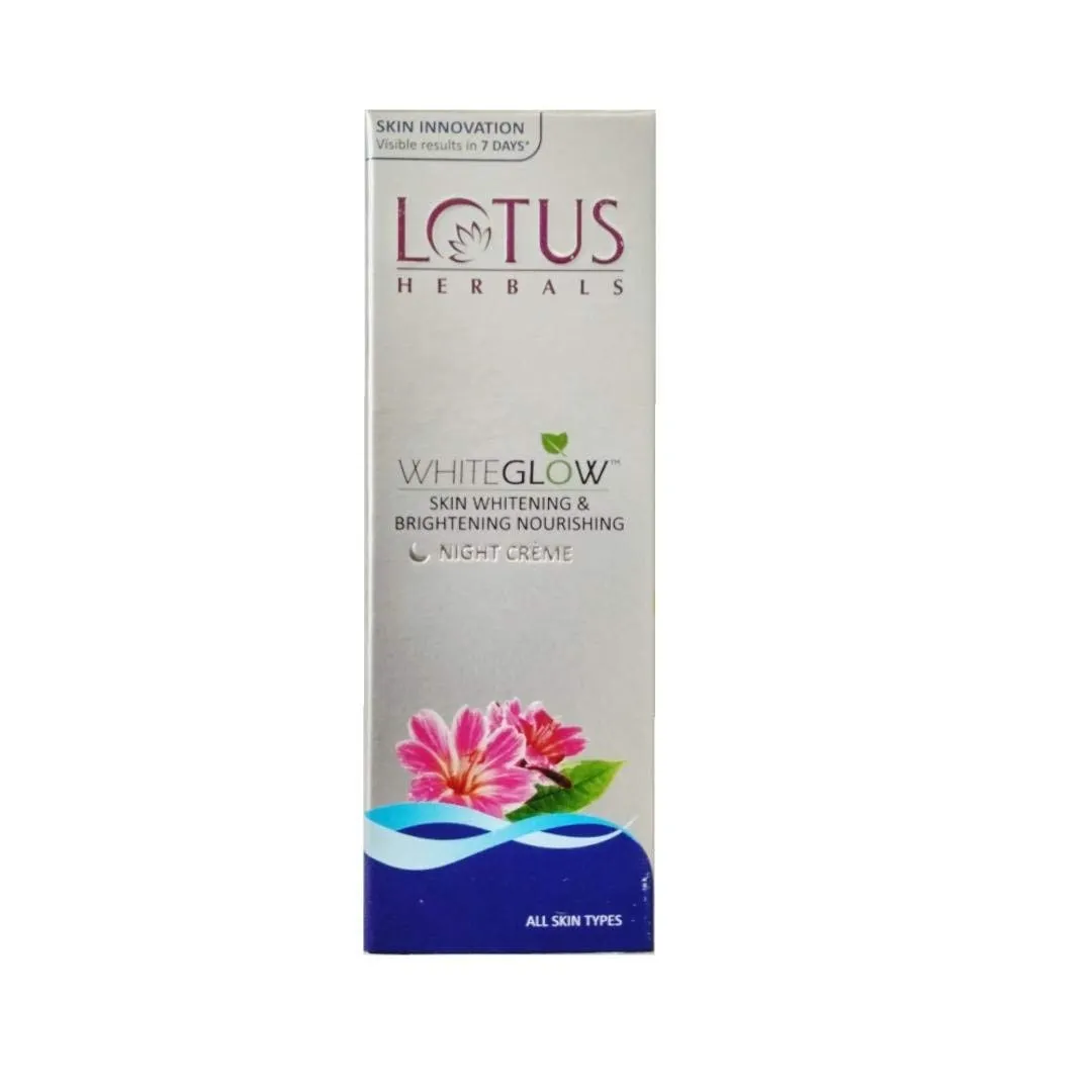 LOTUS WHITEGLOW SKIN WHITENING & BRIGHTENING NOURISHING NIGHT CREME 15G