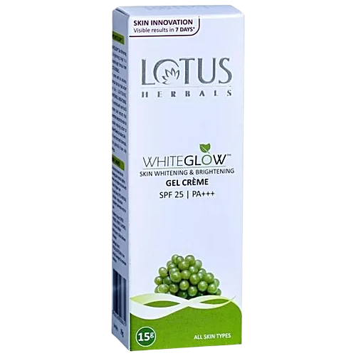 LOTUS WHITEGLOW SKIN WHITENING & BRIGHTENING SPF25 PA+++ CREME 15G