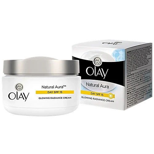 OLAY NATURAL AURA DAY SPF15 CREAM 50G