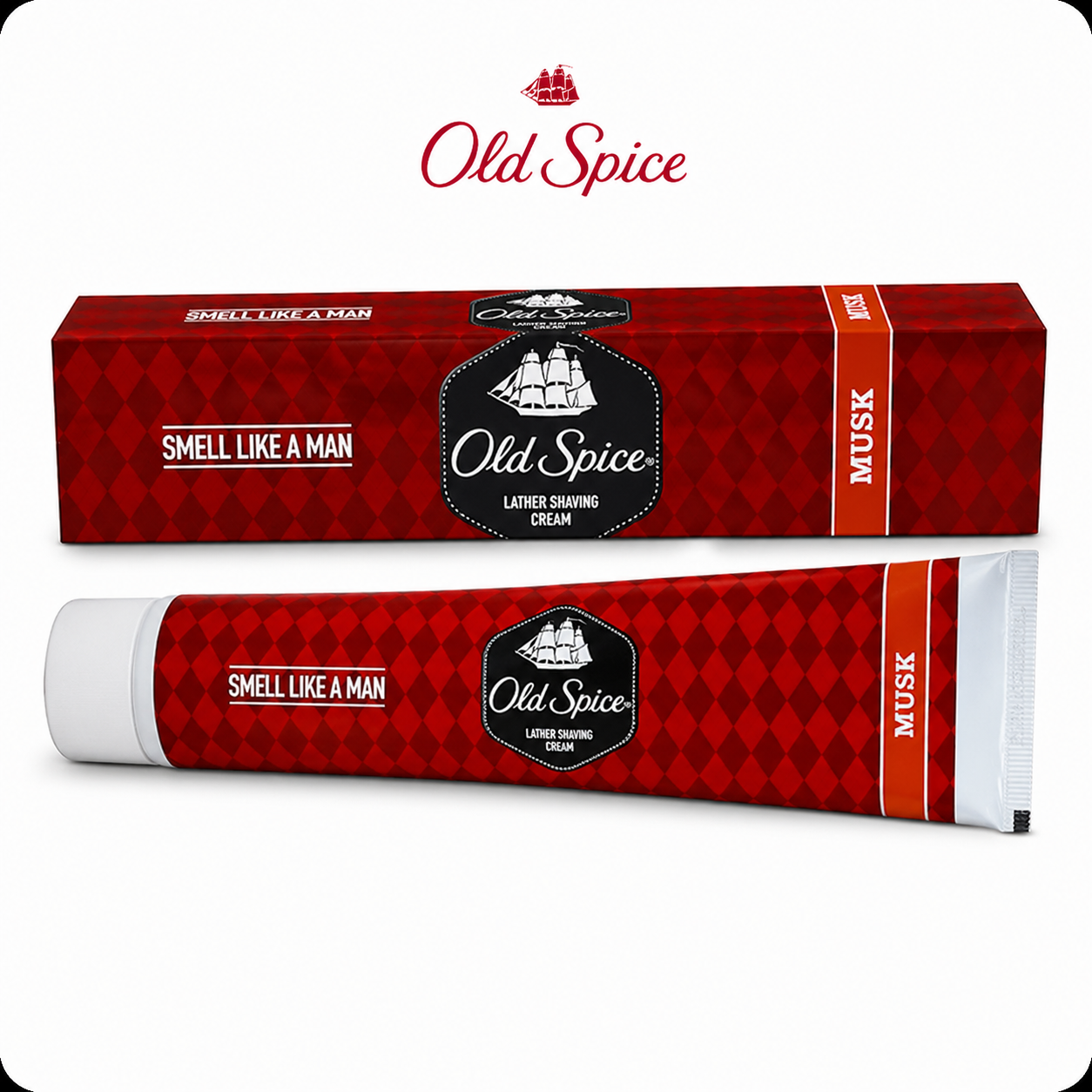 Old Spice Musk Shaving Cream 70g | Rich Lather for Smooth Shave & Skin Comfort | Classic Musk Scent for Men
