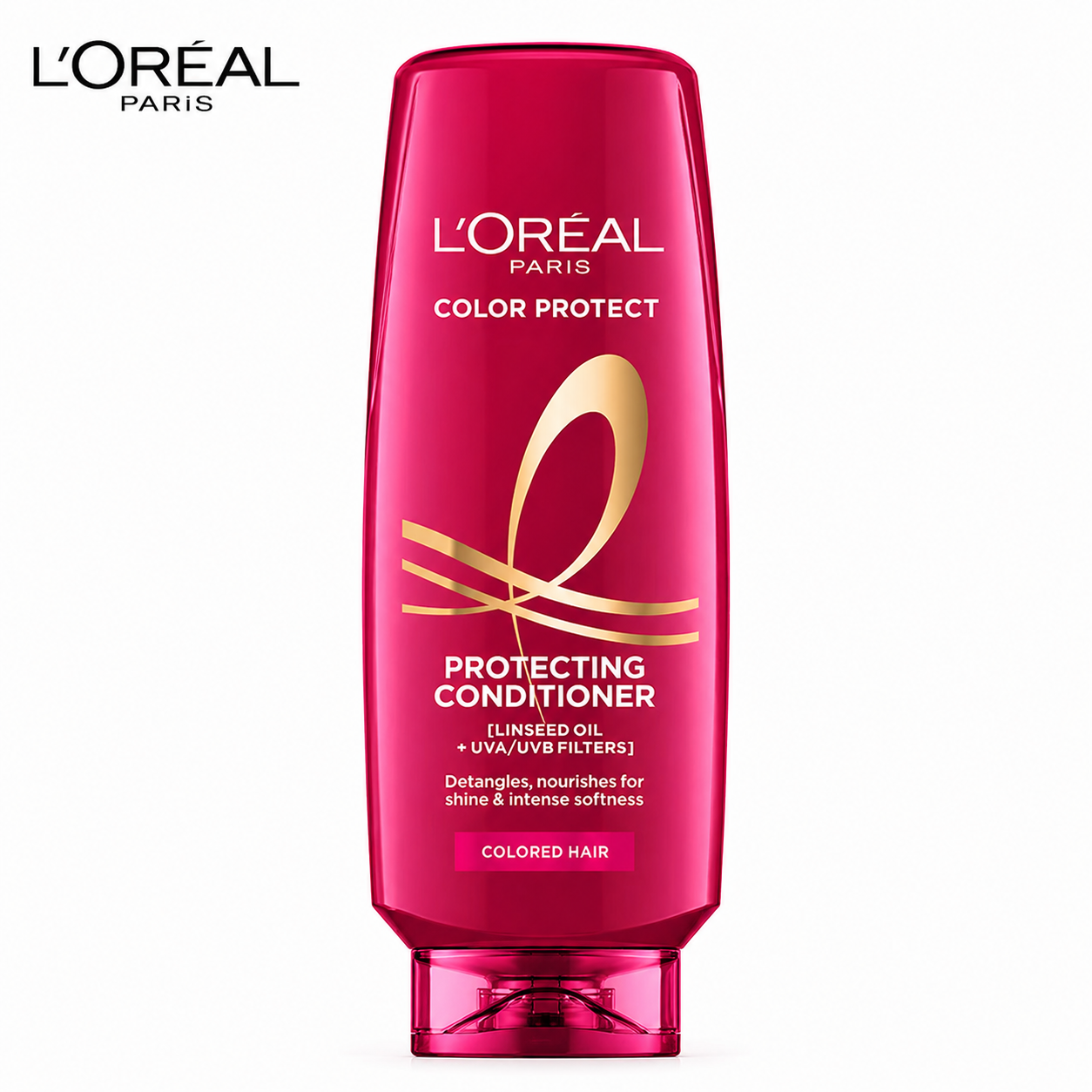 L`Oréal Paris Colour Protect Conditioner 180ML | Locks Color & Shine with UV Filters | Smooth, Detangling Conditioner for Soft, Vibrant Coloured Hair