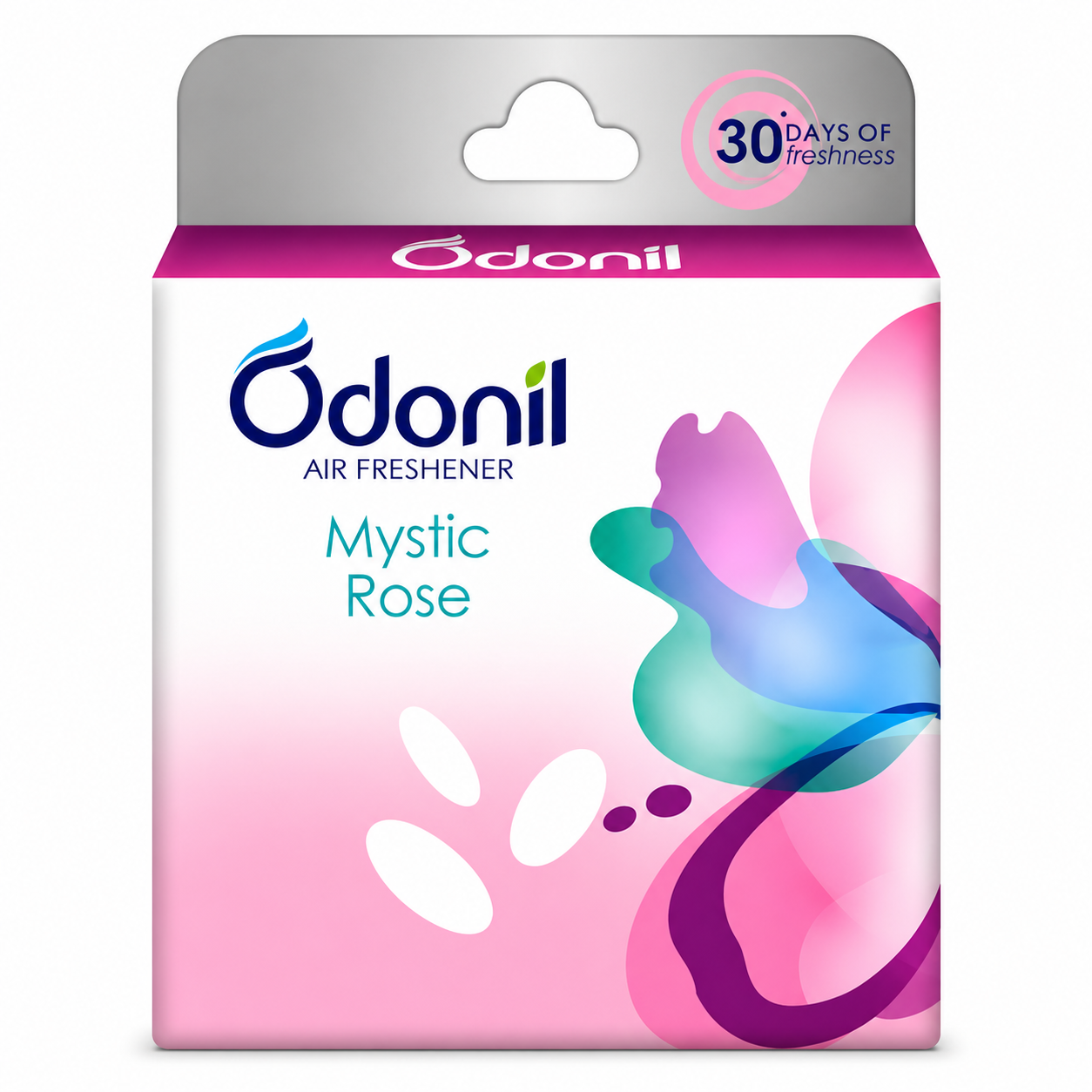 Odonil Air Freshener Mystic Rose 48g | Long Lasting Room Freshener with Floral Fragrance | Odor Control for Home, Bathroom & Office